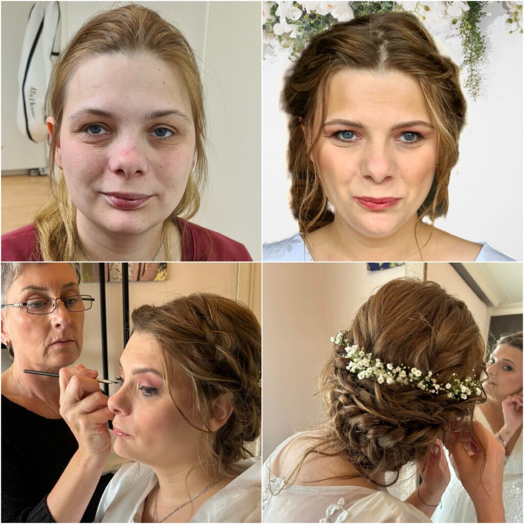 Bridal make-up en Hair